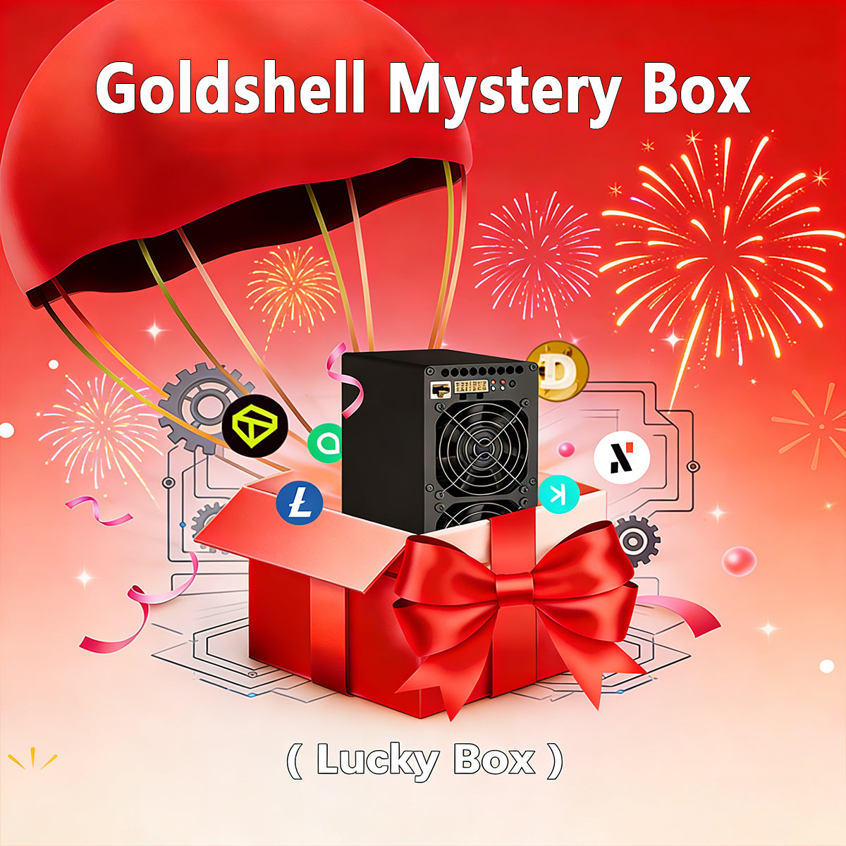 Lucky Box Goldshell Mystery Miner Blind Box Ramdom Model