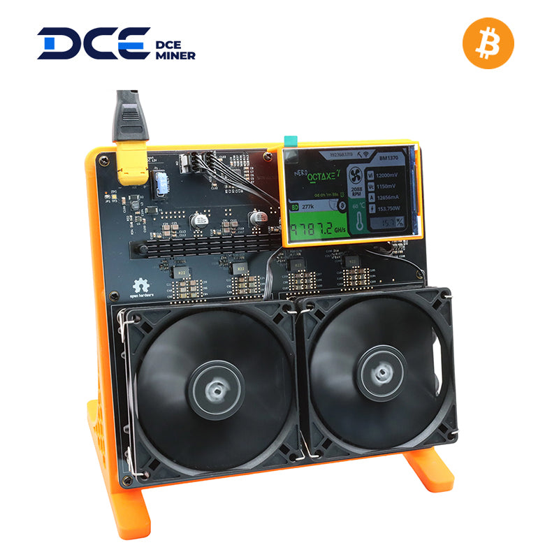 NerdOCTaxe 9.6T 150W large screen Bitcoin Miner ASIC SHA256 BTC Machine Home Mining Device