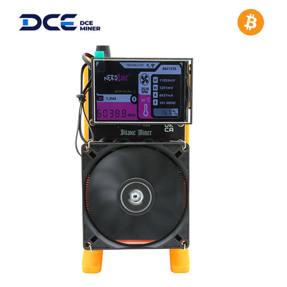 NerdQaxe++ Rev6.1 6TH/s Upgrade the large screen BTC Low Power 100W Solo Miner Cryptocurrency Mining