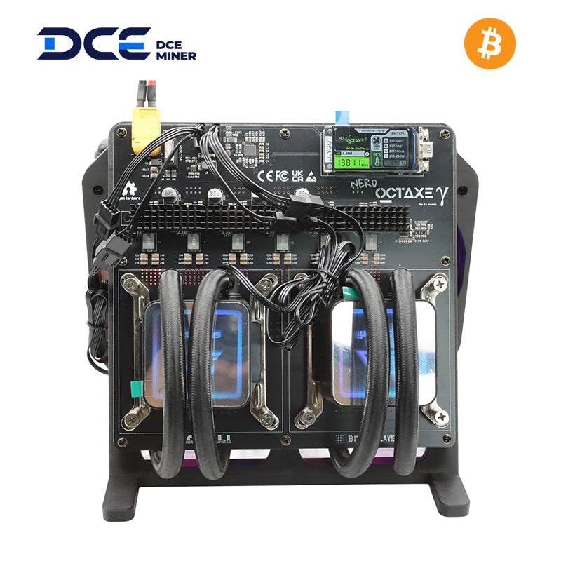 NerdOCTAxe Hydro Rev 3.1 13.8 TH/s Silent Bitcoin ASIC Miner | 230W High-Efficiency
